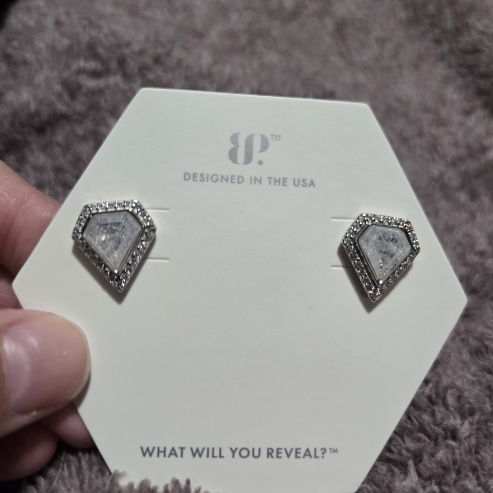 Elegant Silver Stud Earrings